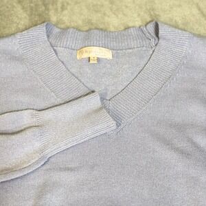 Philosophy Lavender V Neck Sweater‎ Women's Sweater Size Small Viscose Preppy